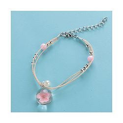 Pine Kids Analog Watch With Bracelet - Pink