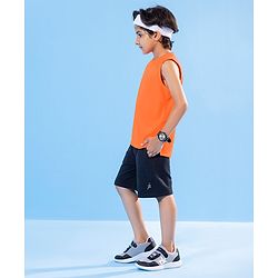 Pine Active Sleeveless Solid Colour Tee - Orange