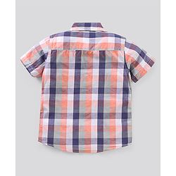 Pine Kids Half Sleeves Checks Shirts - Multicolour