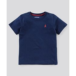 Pine Kids Half Sleeves Bio Wash Cotton T-shirt Solid Pack of 3 - Multicolour