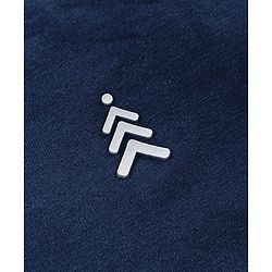 Pine Kids Half Sleeves Bio Wash Cotton T-shirt Solid Pack of 2 - Light and Navy Blue