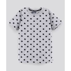 Pine Kids Biowash Half Sleeves Tees Pack of 3 - Black Light Grey Red