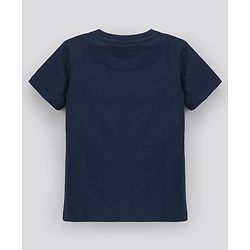 Pine Kids Biowash Half Sleeves Tees Pack of 2 - Yellow Navy Blue