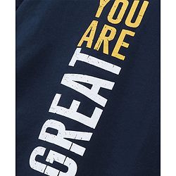 Pine Kids Biowash Half Sleeves Tees Pack of 2 - Yellow Navy Blue