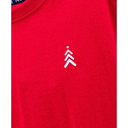 Pine Kids Biowash Half Sleeves Tees Pack of 2 - Red Light Grey