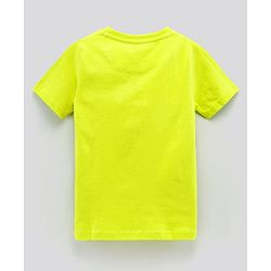 Pine Kids Biowash Half Sleeves Tees Beach Party Print Pack of 3 - Royal Blue Green