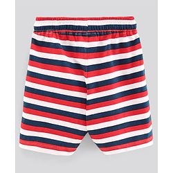 Pine Kids Biowashed Half Sleeves Night Suit Text Print - Red
