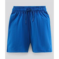 Pine Kids Biowash Sleeveless Tee & Shorts Text Print - Blue