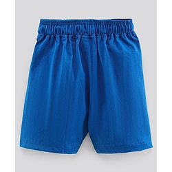 Pine Kids Biowash Sleeveless Tee & Shorts Text Print - Blue