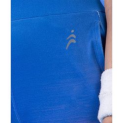 Pine Active Full Length Stripe Leggings HD Print - Blue