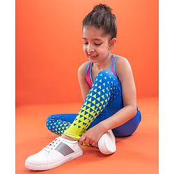 Pine Active Full Length Leggings HD Print - Blue