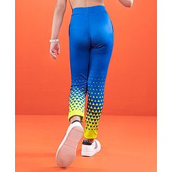Pine Active Full Length Leggings HD Print - Blue