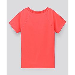 Pine Active Lycra T-shirt and Shorts Set HD Print - Red