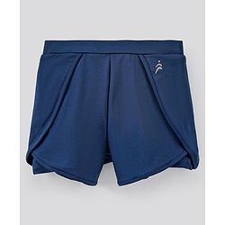 Pine Active Lycra T-shirt and Shorts Set HD Print - Blue