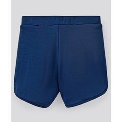 Pine Active Lycra T-shirt and Shorts Set HD Print - Blue