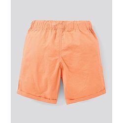 Pine Kids Solid Shorts Softener Wash - Peach