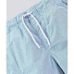 Pine Kids Cargo Checks Shorts Softener Wash - Blue