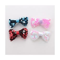 Pine Kids Bow & Butterfly Clips Pack Of 4 - Multicolor