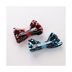 Pine Kids Bow & Butterfly Clips Pack Of 4 - Multicolor
