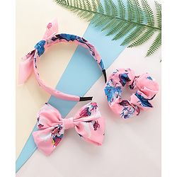 Pine Kids Hair Accessories Combo Sets Pack of 3 - Pink