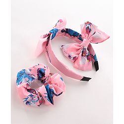 Pine Kids Hair Accessories Combo Sets Pack of 3 - Pink