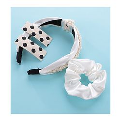 Pine Kids Hair Accessories Combo Set Pack of 3 - White
