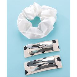 Pine Kids Hair Accessories Combo Set Pack of 3 - White