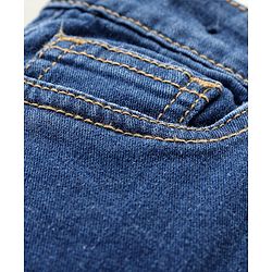 Pine Kids Enzyme Wash Full Length Denim Jeans - Dark Blue