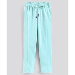 Pine Kids Organic Cotton & Biowash Full Length Lounge Pant - Aqua Blue