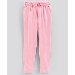 Pine Kids Full Length Solid Color Lounge Pant - Pink