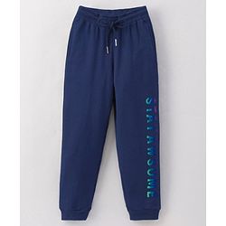 Pine Kids Full Length Biowashed Lounge Pant - Navy Peony