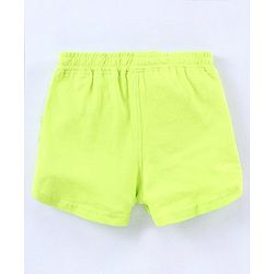 Pine Kids Mid Thigh Organic Cotton Biowashed Shorts Pack of 2 - Red Green