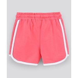 Pine Kids Shorts With Organic Cotton & Biowash Pack of 2 - Pink Navy