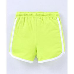 Pine Kids Mid Thigh Organic Cotton Biowashed Shorts Pack of 2 - Peach Green