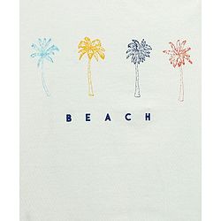 Pine Kids Sleeveless Bio Washed Printed Tee - Blue
