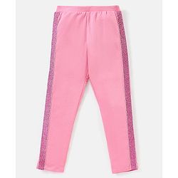 Pine Kids Organic Cotton And Biowash Ankle Length Legging - Pink
