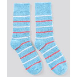 Pine Kids Anti Microbial Washed Soft Terry Socks Set of 2 Pairs - Black Blue
