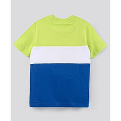 Pine Kids Half Sleeves Biowashed T-Shirt Text Print - Multicolor