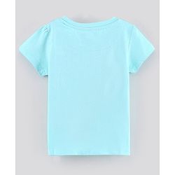 Pine Kids Half Sleeves Tops Heart Print Pack of 2 - Pink Blue