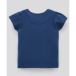 Pine Kids Half Sleeves Biowash Tops Pack of 2 - Navy Blue Red