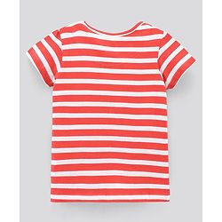 Pine Kids Half Sleeves Biowash Tops Pack of 2 - Navy Blue Red