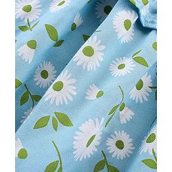 Pine Kids Sleeveless Rayon AOP Summer Top Floral Print - Blue