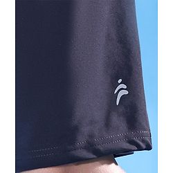 Pine Active Above Knee Length Solid Shorts - Navy