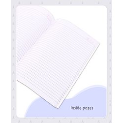 Pine Kids Premium A4 Brown Cover Single Line Ruled Exercise Notebook Set Pack of 3 - 172 Pages Each