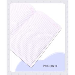 Pine Kids Premium A4 Car Series Single Line Ruled Exercise Notebook Set Pack of 3 - 140 Pages Each