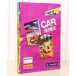 Pine Kids Premium A4 Car Series Single Line Ruled Exercise Notebook Set Pack of 3 - 140 Pages Each