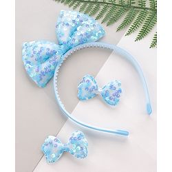 Pine Kids Hair Band With Alligator Hair Clip - Multicolour