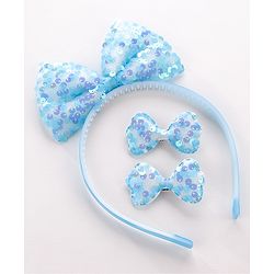 Pine Kids Hair Band With Alligator Hair Clip - Multicolour