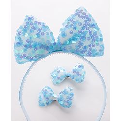 Pine Kids Hair Band With Alligator Hair Clip - Multicolour
