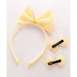 Pine Kids Hair Band With Alligator Hair Clip - Multicolour